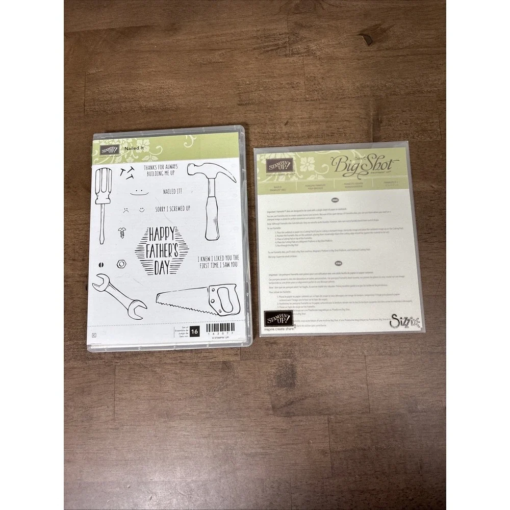Stampin' Up! Nailed It Stamps & Build It Dies Masculine Father's Day